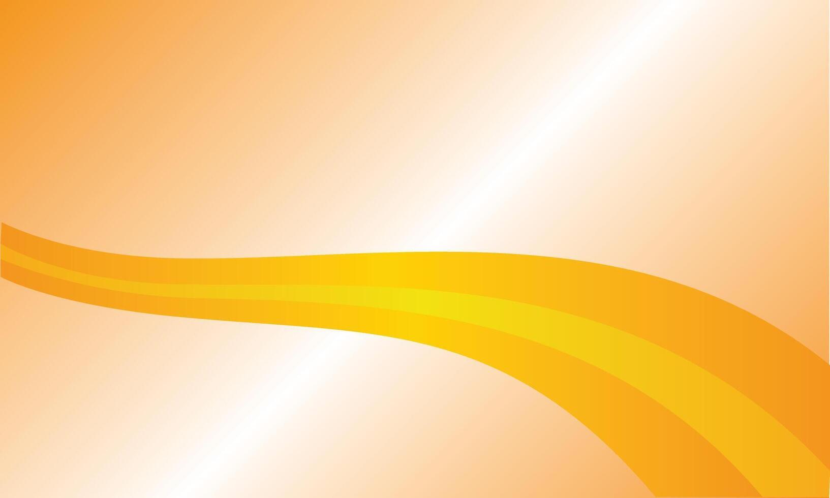 abstract curved lines of gold and orange against a soft gradient background vector