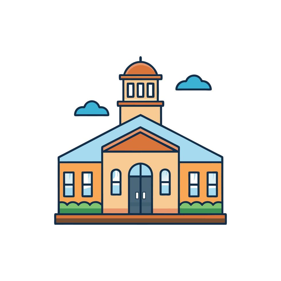 Heritage in Lines Illustrating Architectural Icons vector