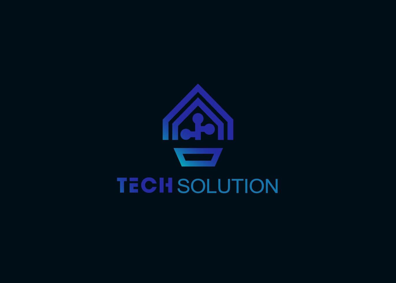 gradient theme logo simple and cool vector