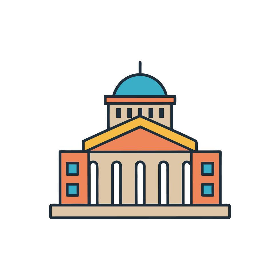 Foundations of History A Visual Chronicle of Buildings vector