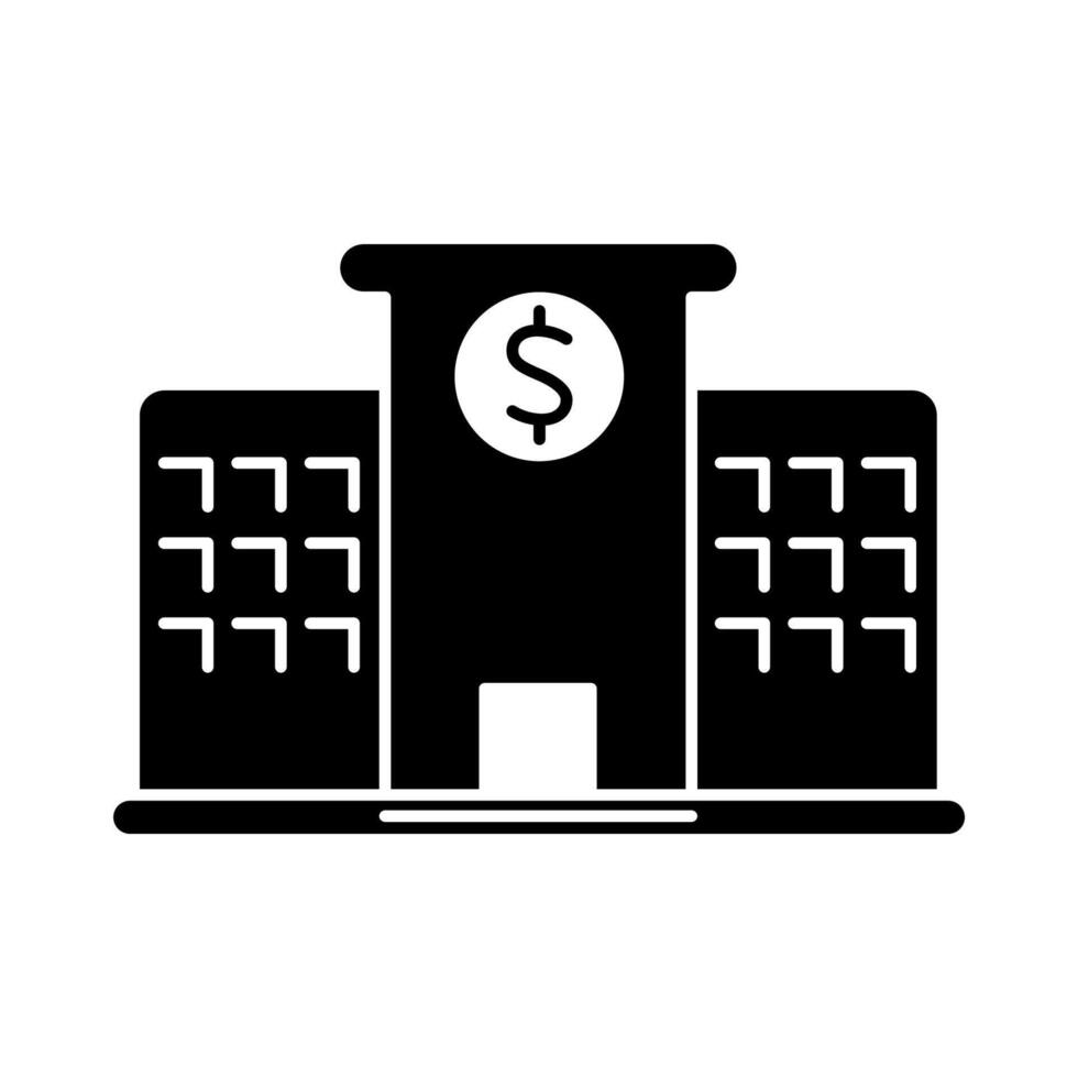 business firm concept line icon. Simple element illustration. business firm outline symbol design. vector