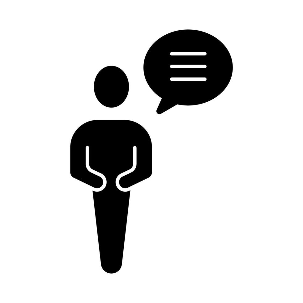 person concept line icon. Simple element illustration. person concept outline symbol design. vector