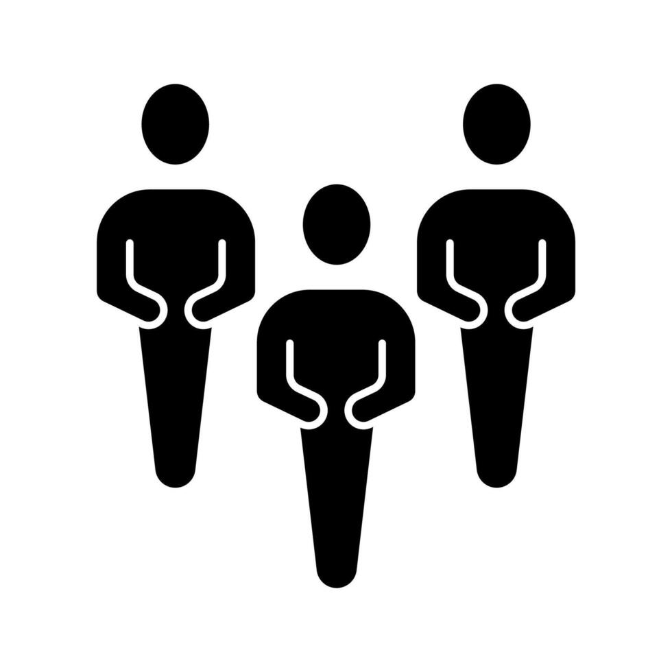 community concept line icon. Simple element illustration. community concept outline symbol design. vector