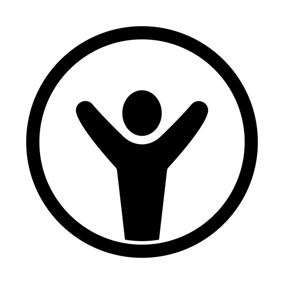 human concept line icon. Simple element illustration. human concept outline symbol design. vector