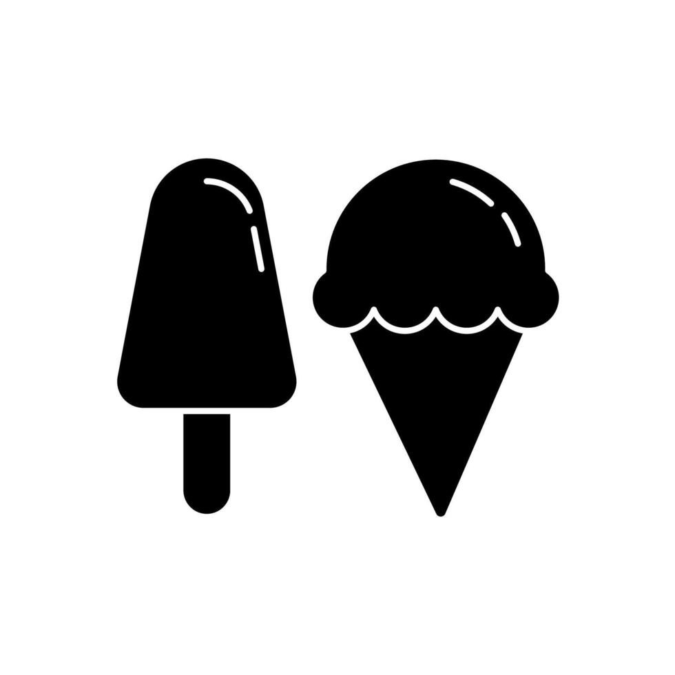 ice cream concept line icon. Simple element illustration. ice cream concept outline symbol design. vector