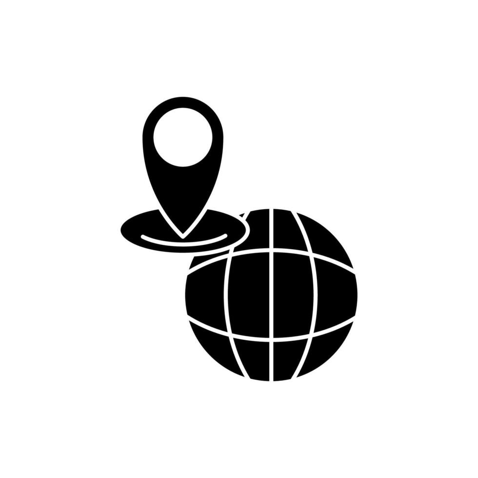 locate concept line icon. Simple element illustration. locate concept outline symbol design. vector
