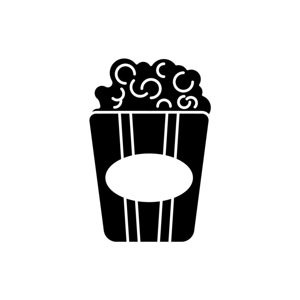 popcorn concept line icon. Simple element illustration. popcorn concept outline symbol design. vector