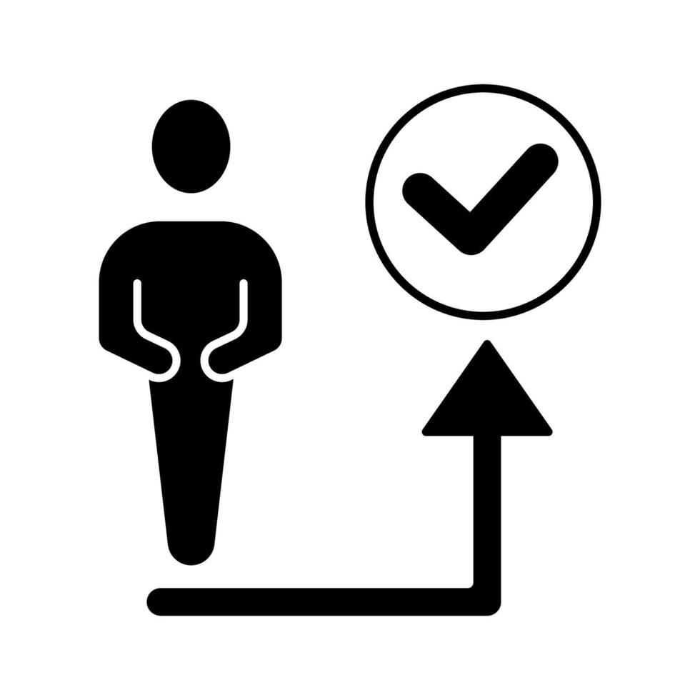 right concept line icon. Simple element illustration. right concept outline symbol design. vector