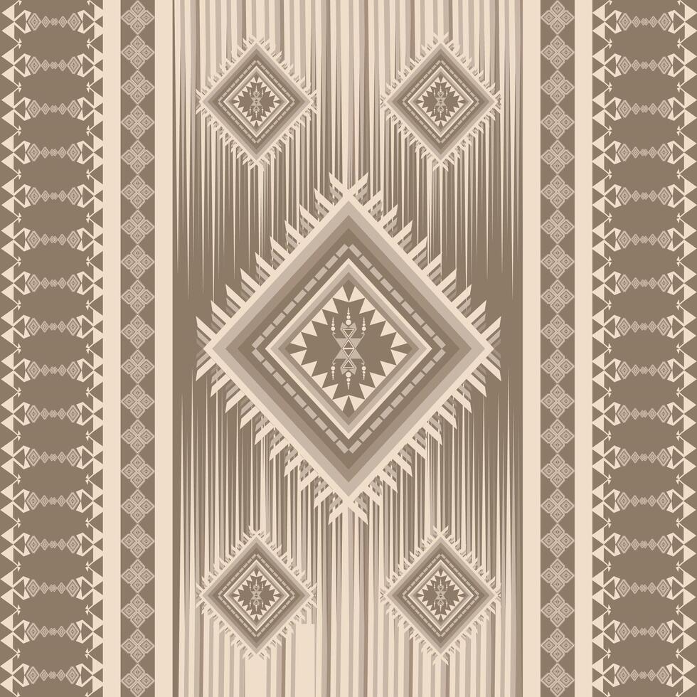 Gold and yellow Tribal vintage abstract geometric Ethnic pattern. vector
