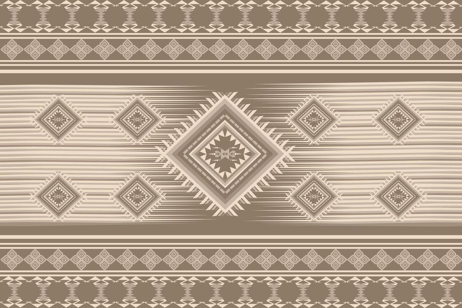 Yellow Tribal vintage ikat abstract geometric Ethnic pattern. vector