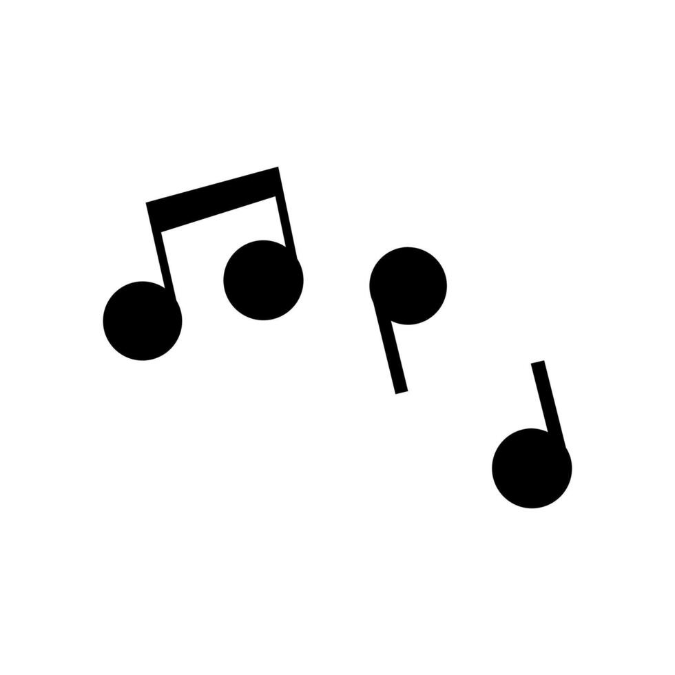 Music notes icon vector