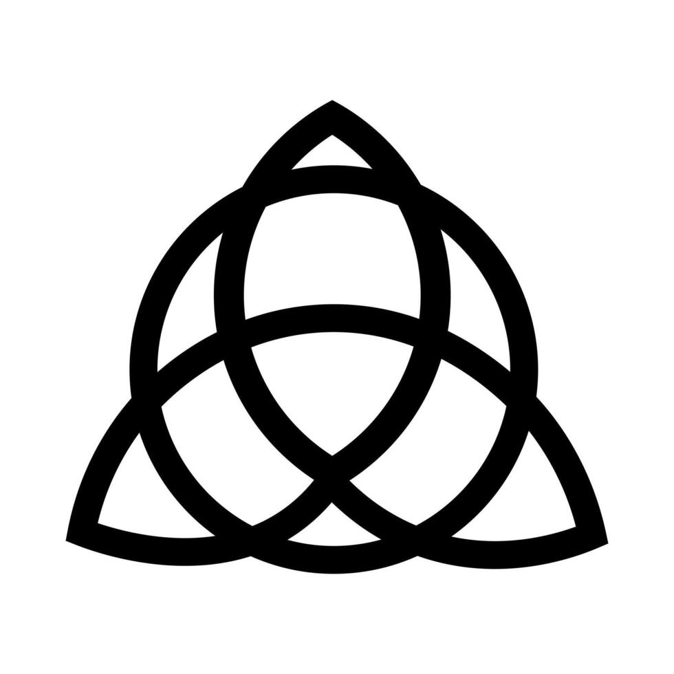 Triquerta symbol, Norse, Viking, Celtic vector