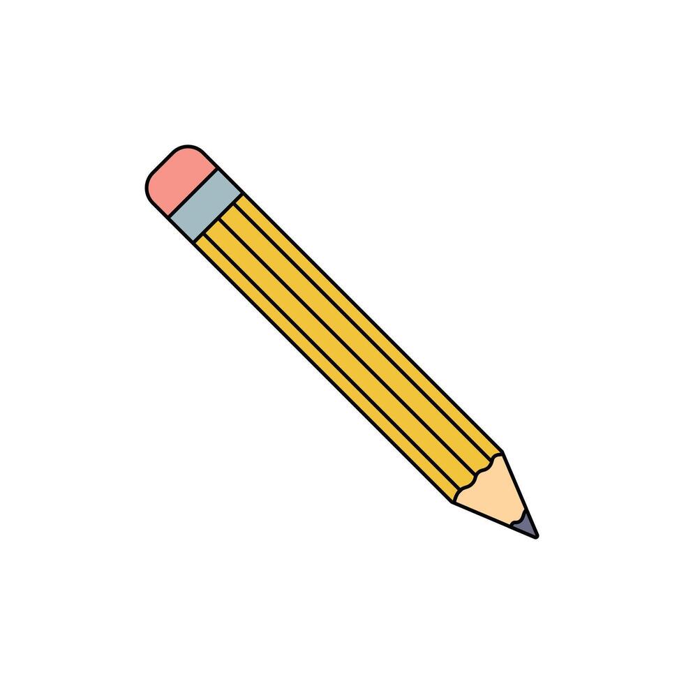 Pencil icon design vector