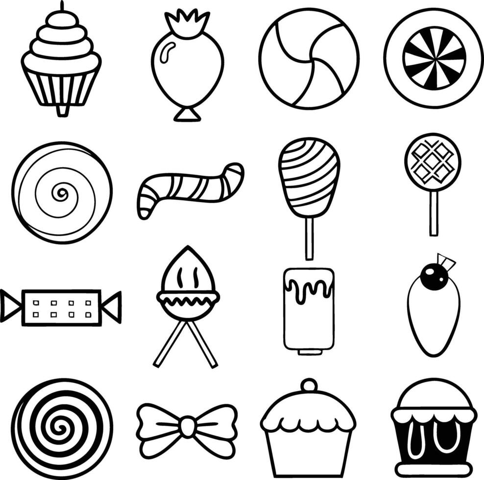 Charming Candy Shop Symbol vector
