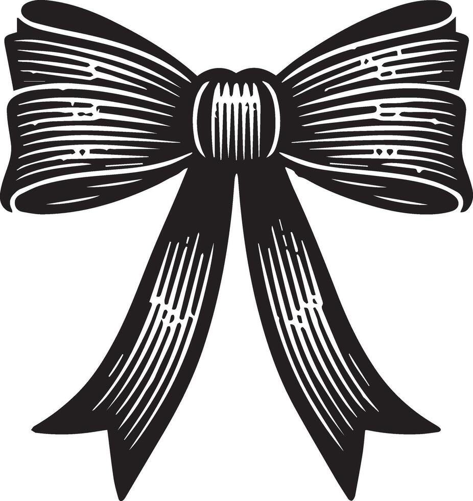 Decorative bows icon set. bow illustration sign collection. ribbon symbol. accessory vector