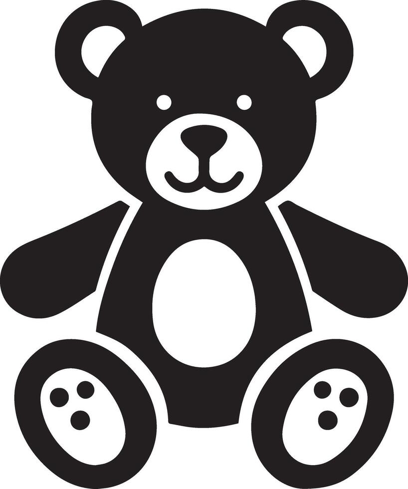 a panda bear is sitting on its paws vector