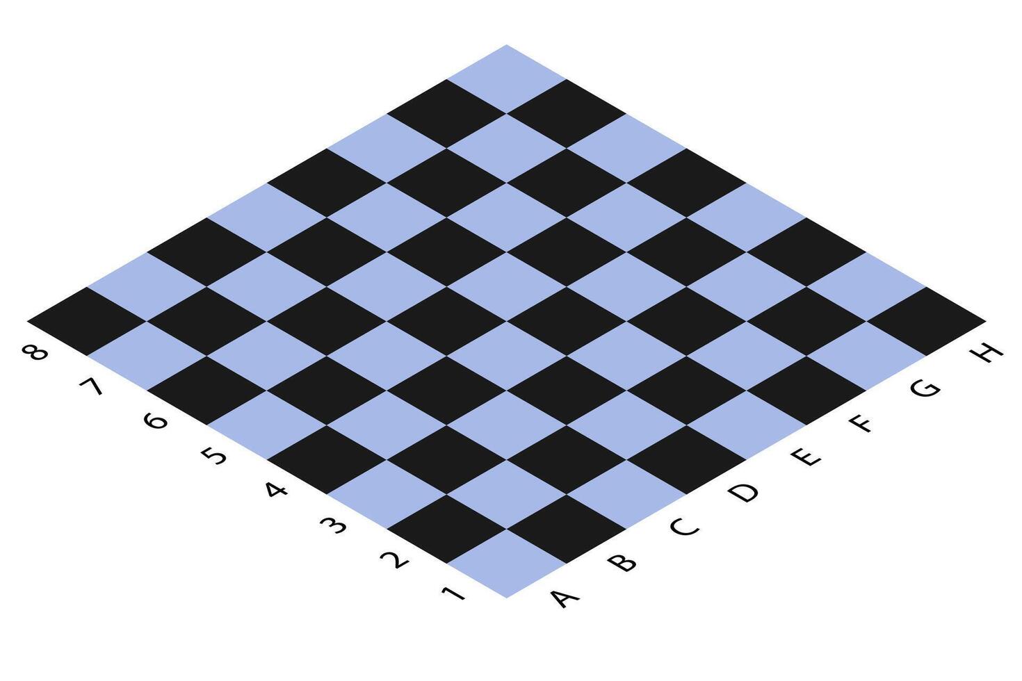 Empty Chess Board icon. Checkers black and white chess board. vector