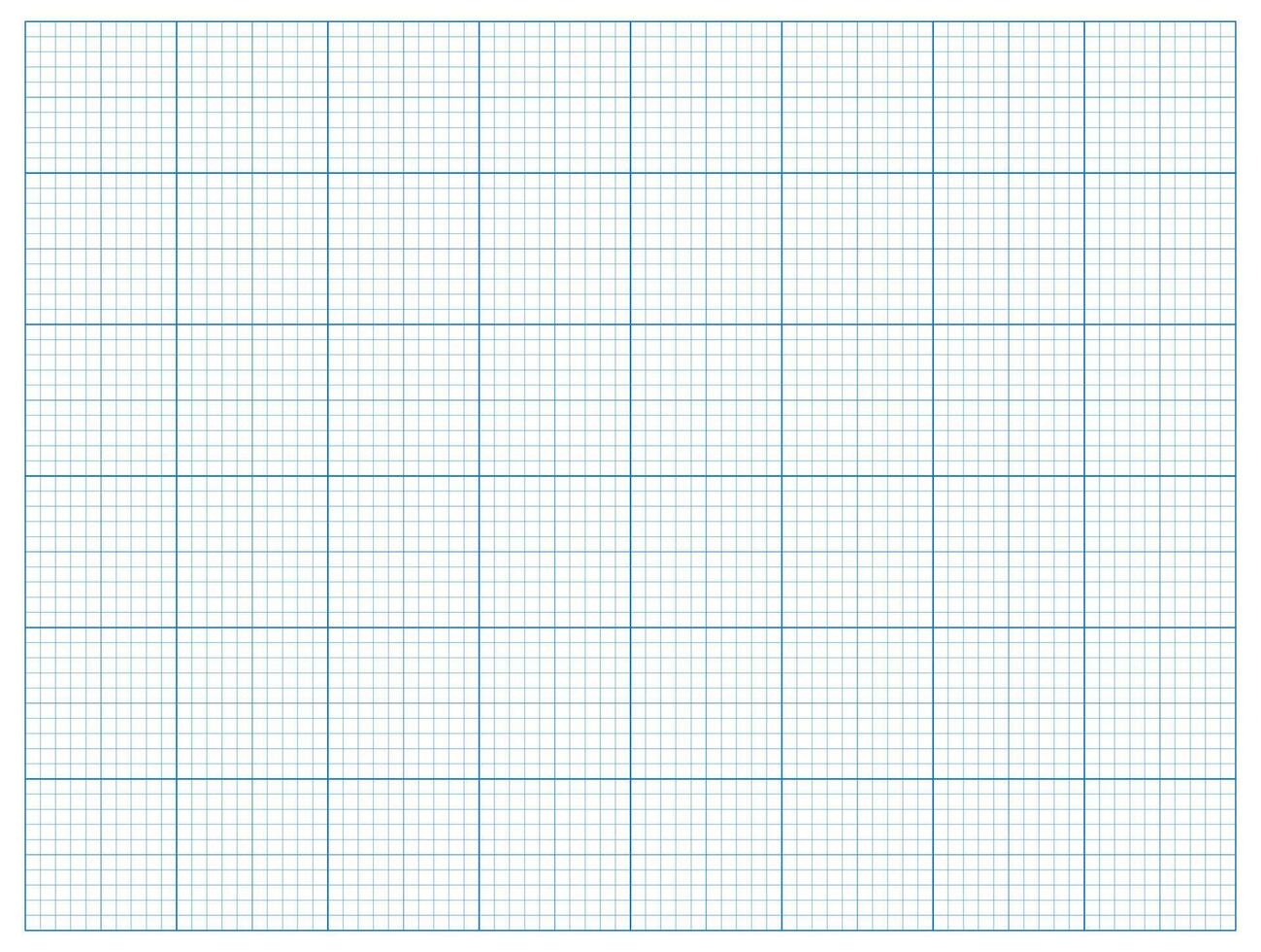 Millimeter graph paper grid geometric abstract square background pattern for technical engineering line scale measurement. vector