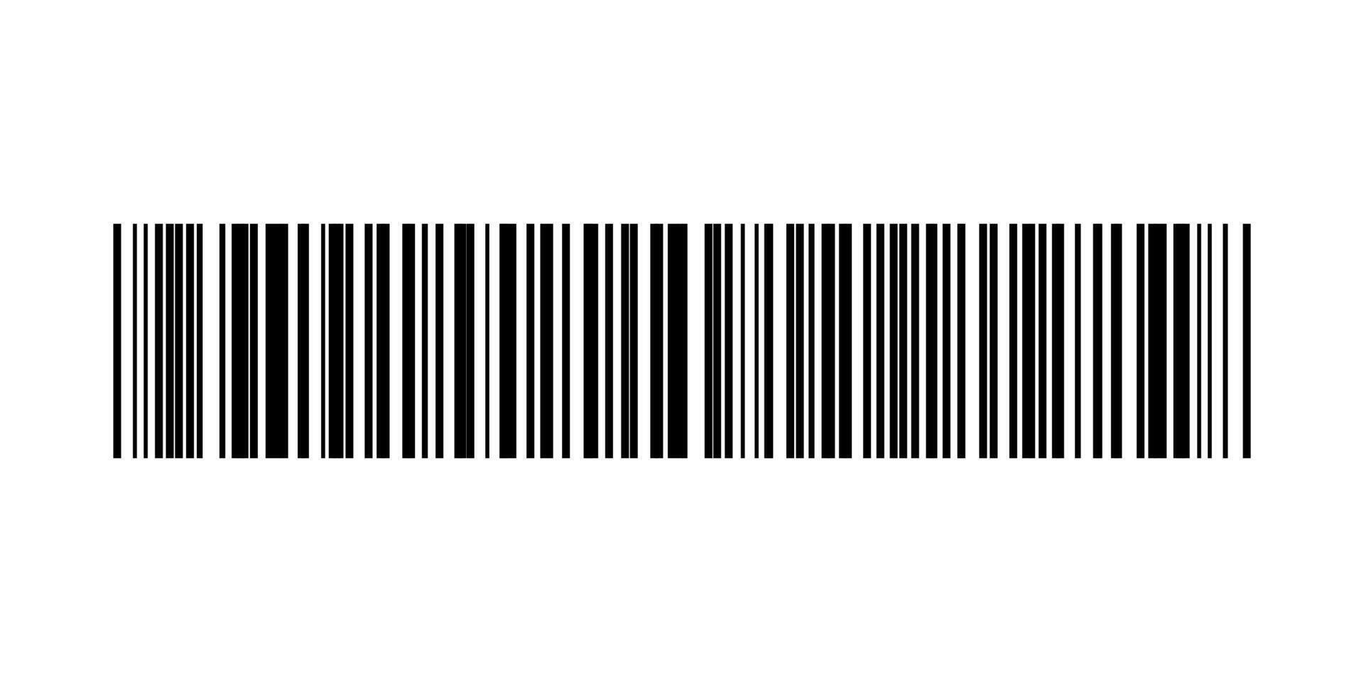 Barcode labels code stripes sticker isolated on white background. Fake barcode for design collection. vector