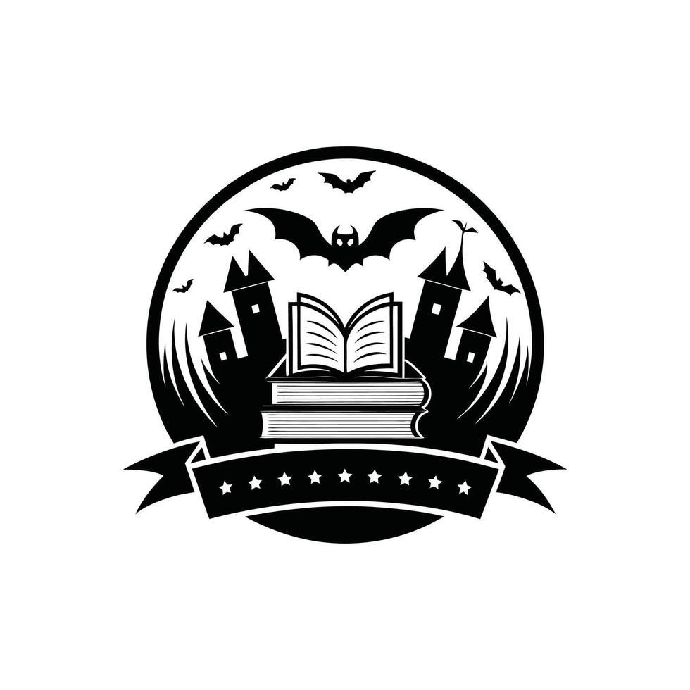 Nightmare Pages, Halloween Storybook Terror vector