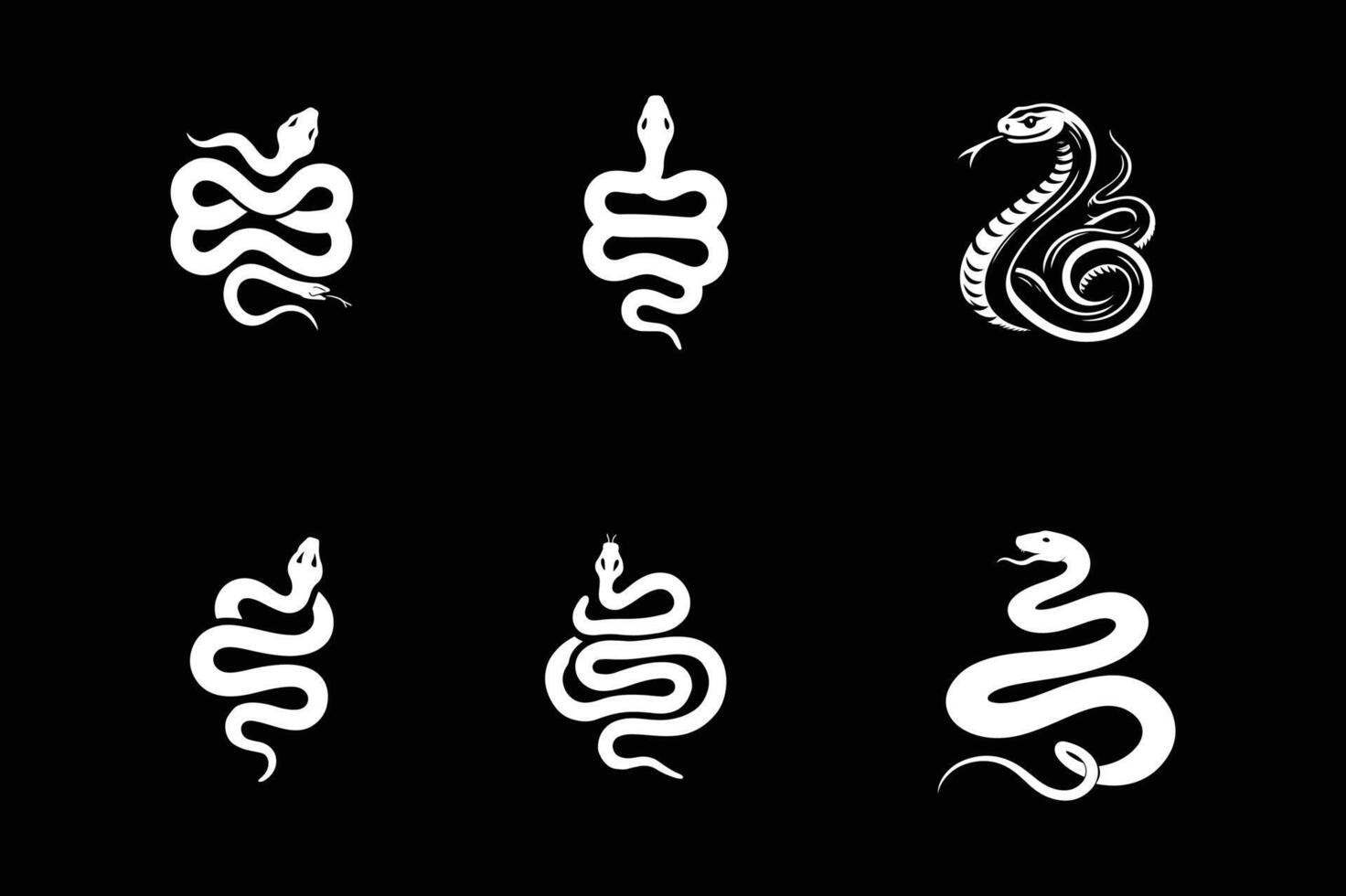 set of Serpent's Gaze, Stealthy and Silent vector