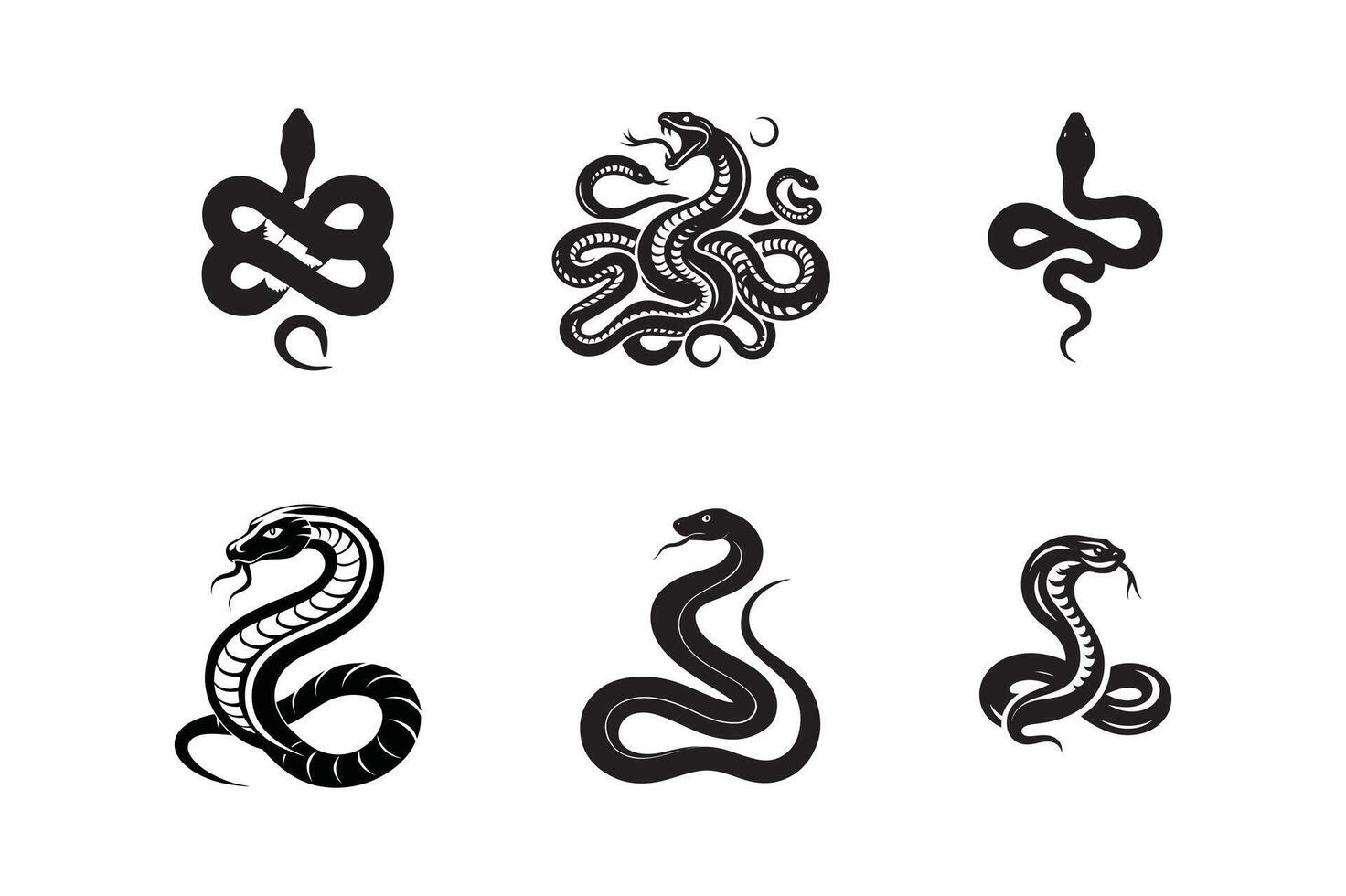 set of Viper Venom, Nature Perfect Predator vector