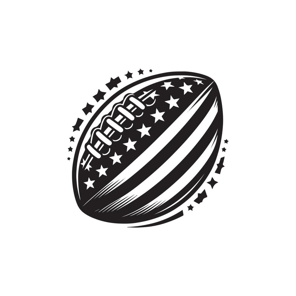 Tough Football Logo Design with Strong Team Identity vector