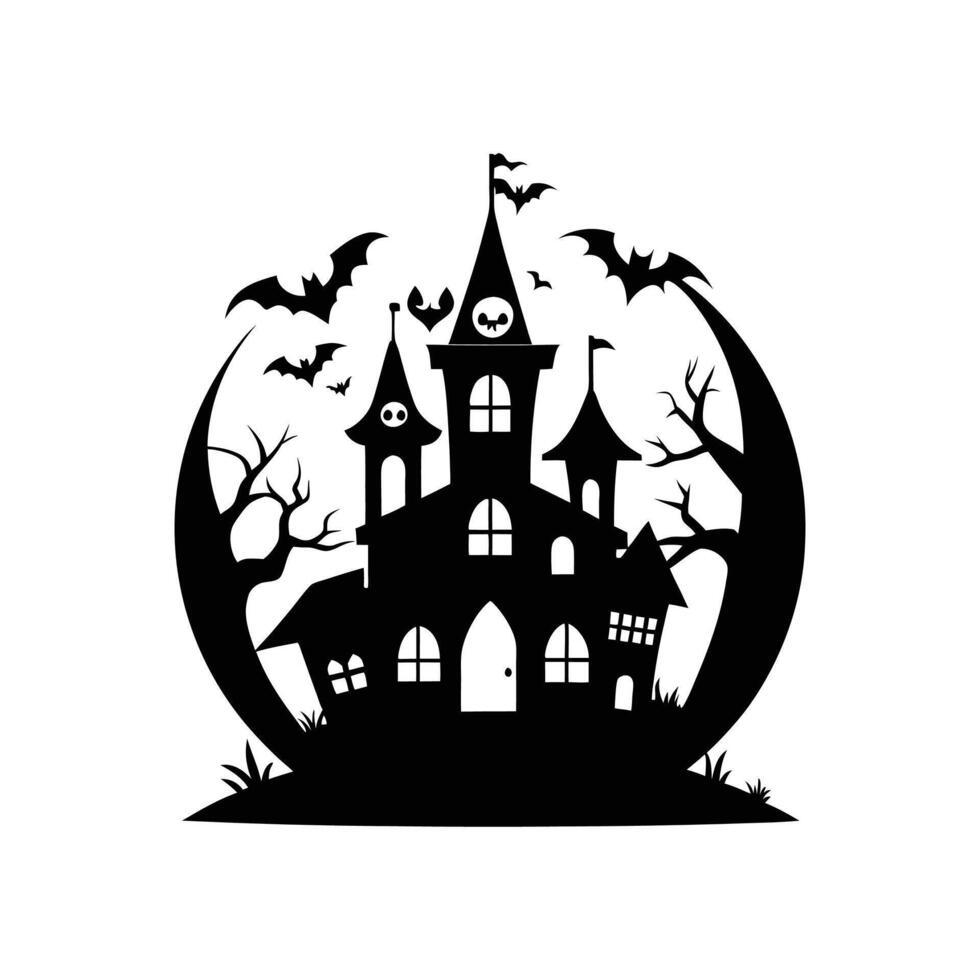 Sinister Shadows, Haunted House Scares vector