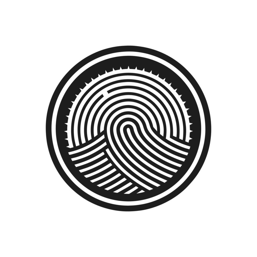 Fingerprint Authentication, Trusted Security Systems vector