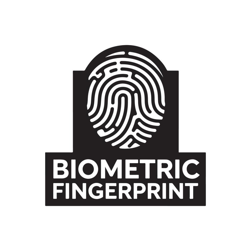 Biometric Solutions, Fingerprint Verification Technology vector