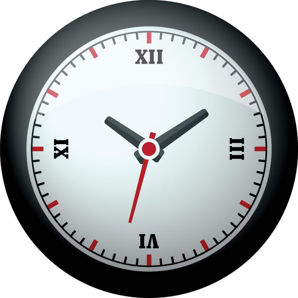 Wall clock image icon design vector