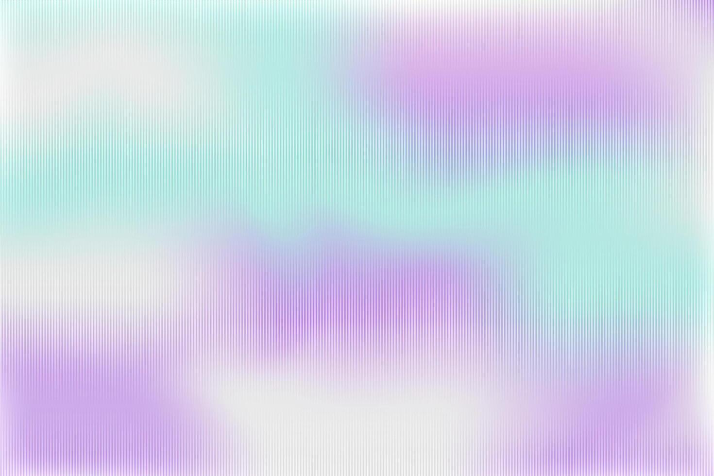 Ribbed glass Effect blue and violet sky banner with copy space. Refraction texture acrylic bath separation wall. Frozen ice vertical line stripes pastel wavy background vector