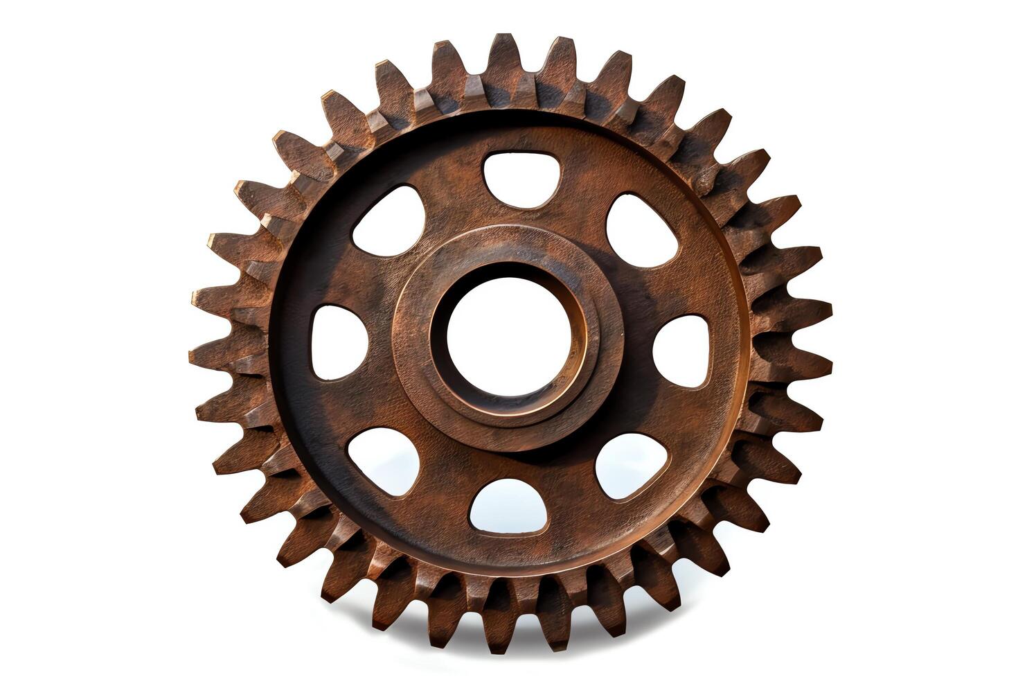 A gear is a toothed wheel that engages with another toothed part to transmit motion or to change speed or torque photo