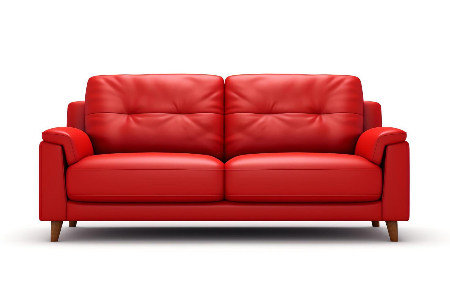 Elegant modern sofa, available in highresolution , isolated on a white background for living room furniture catalogs and online stores photo