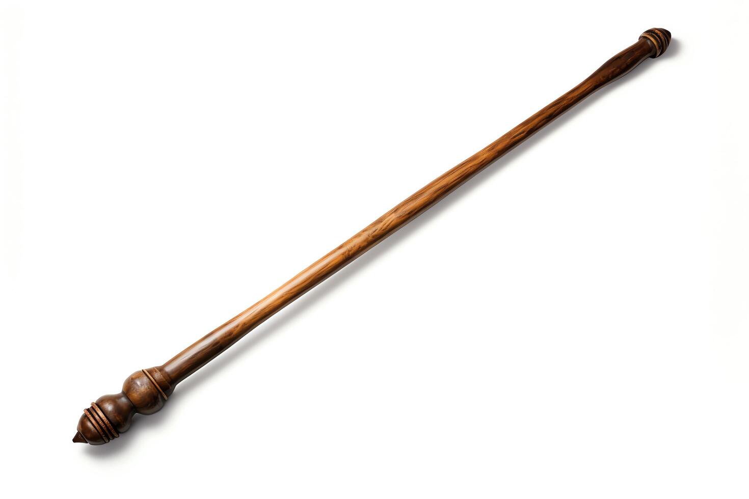 Baton captured as a single object in DiCut style, showcased against a white background, with all watermarks, logos, letters, and shadows removed for clarity photo