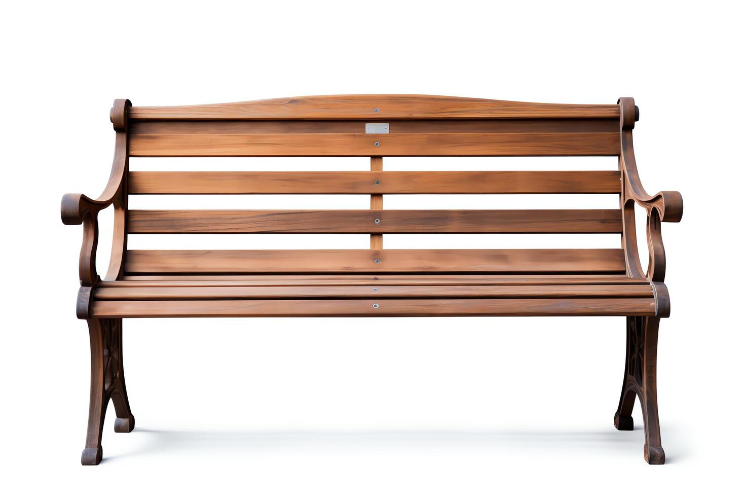 Generate a 3D model of a park bench photo