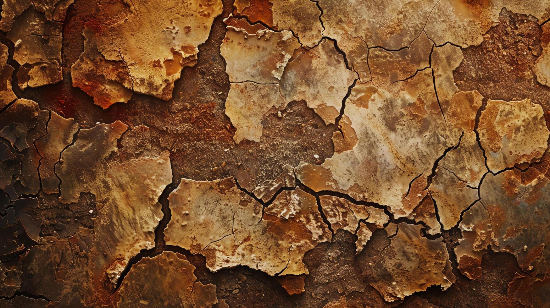 Generate a texture that looks like old, cracked, dry mud. photo
