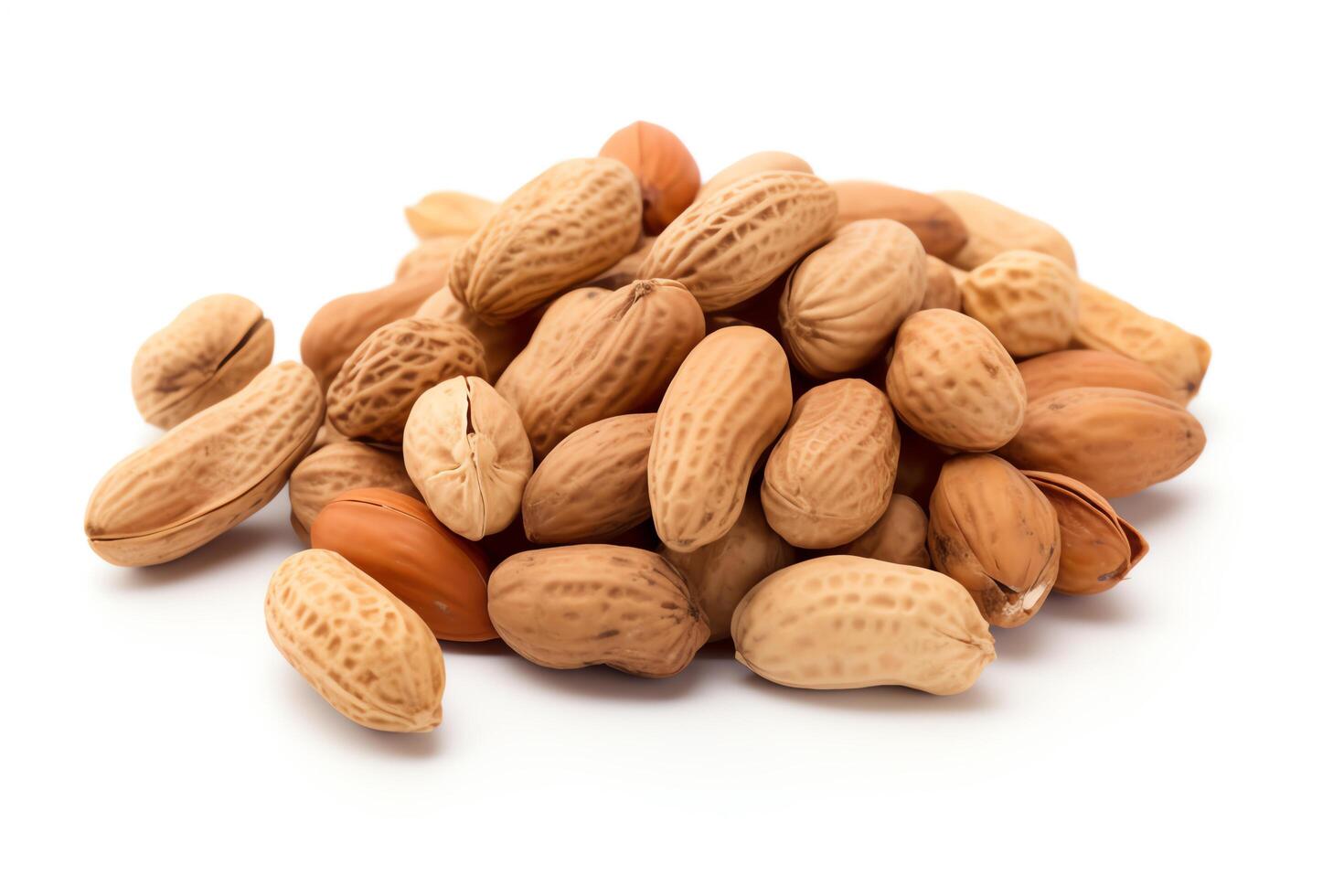 Peanuts are a type of legume that is native to South America photo