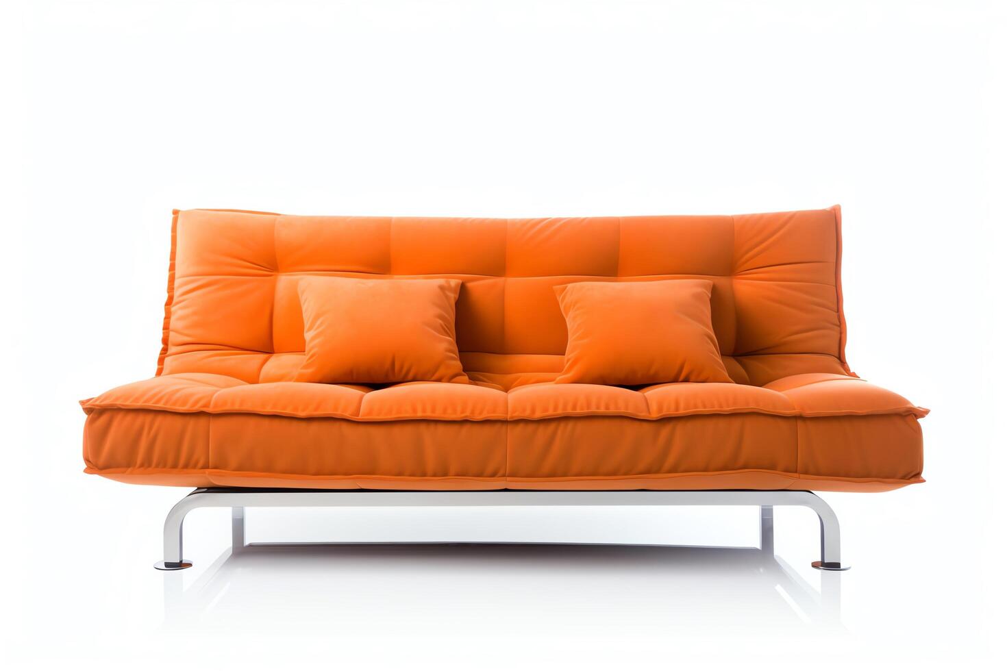 Sofa beds in multiple styles, each isolated on a clean white background, perfect for small apartments and multifunctional room setups photo