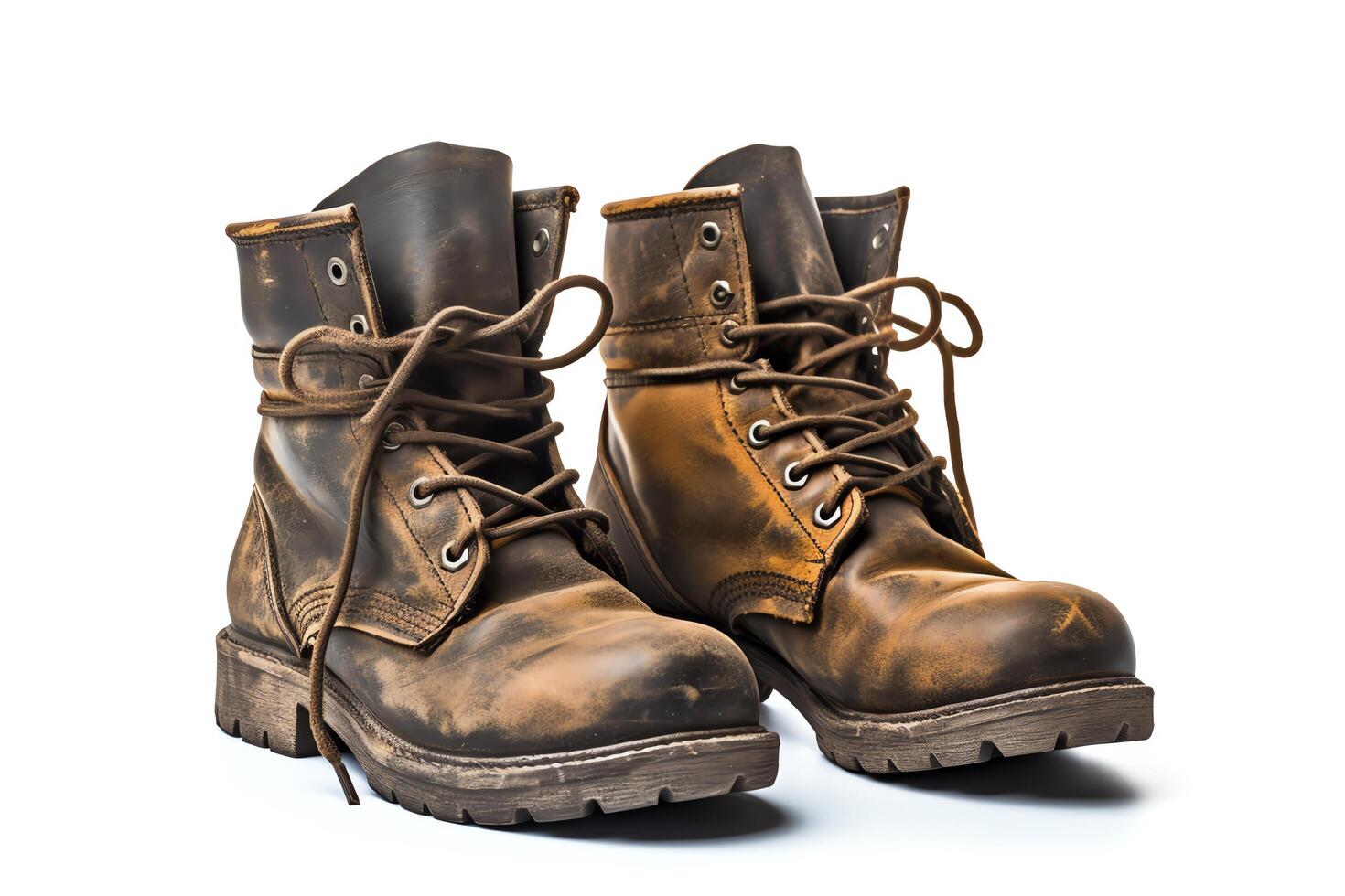 These brown leather boots are perfect for any occasion. They are comfortable and stylish, and they will last for years to come. photo
