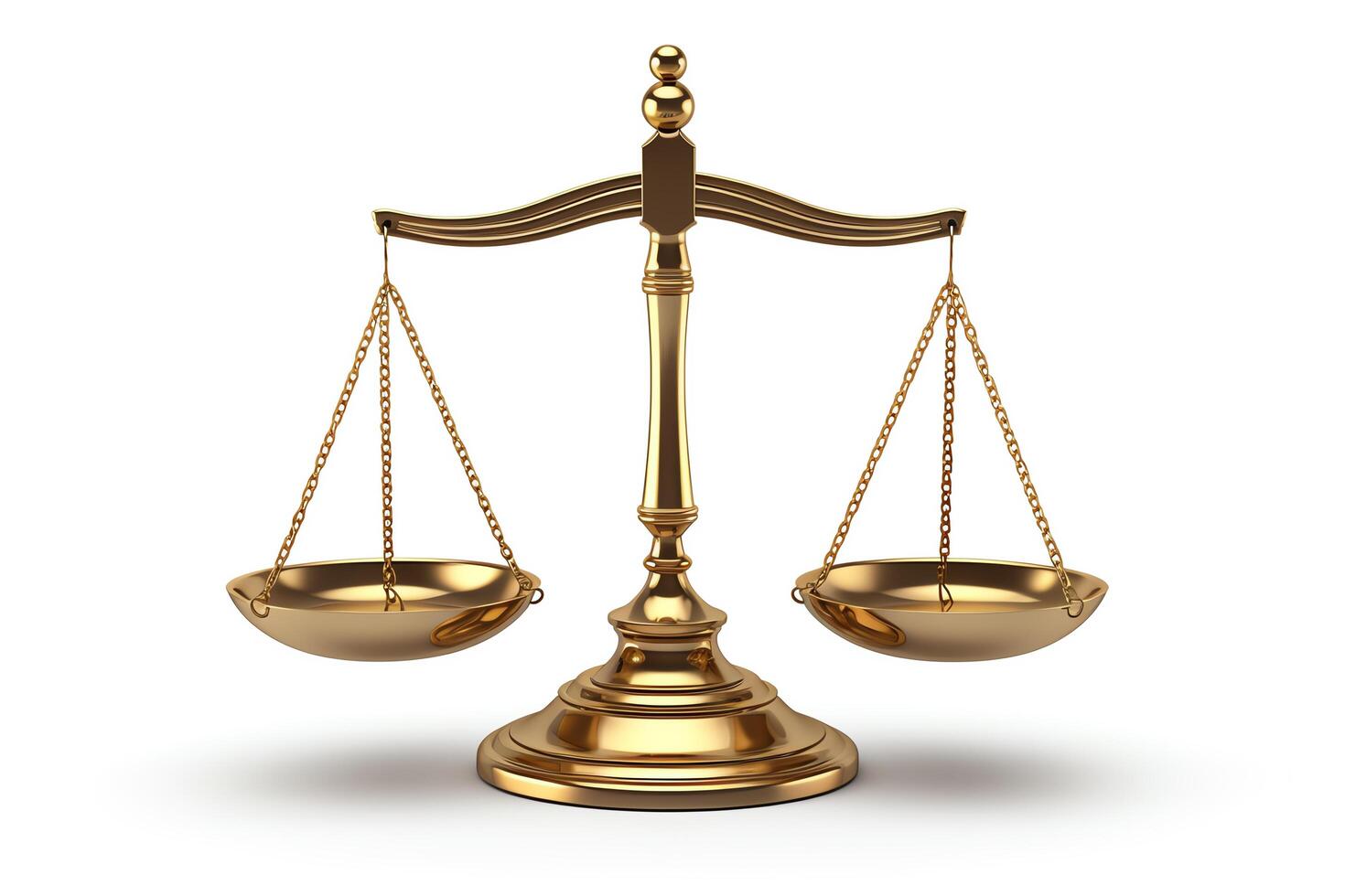 A golden scale representing Libra, the seventh astrological sign in the zodiac. photo