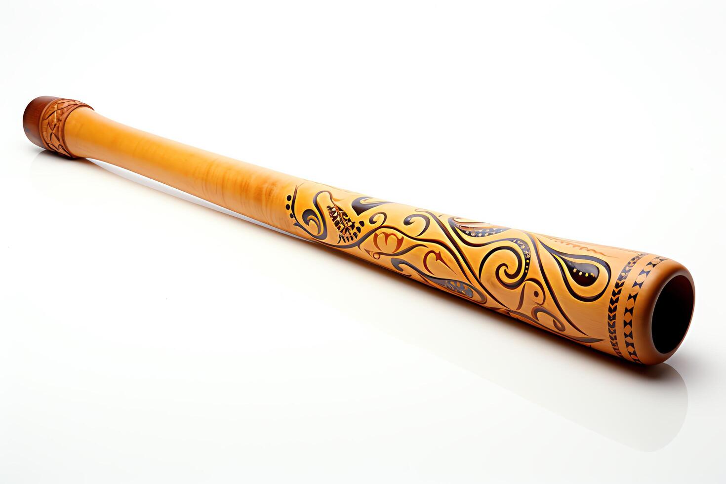 The didgeridoo is a wind instrument that is native to Australia photo