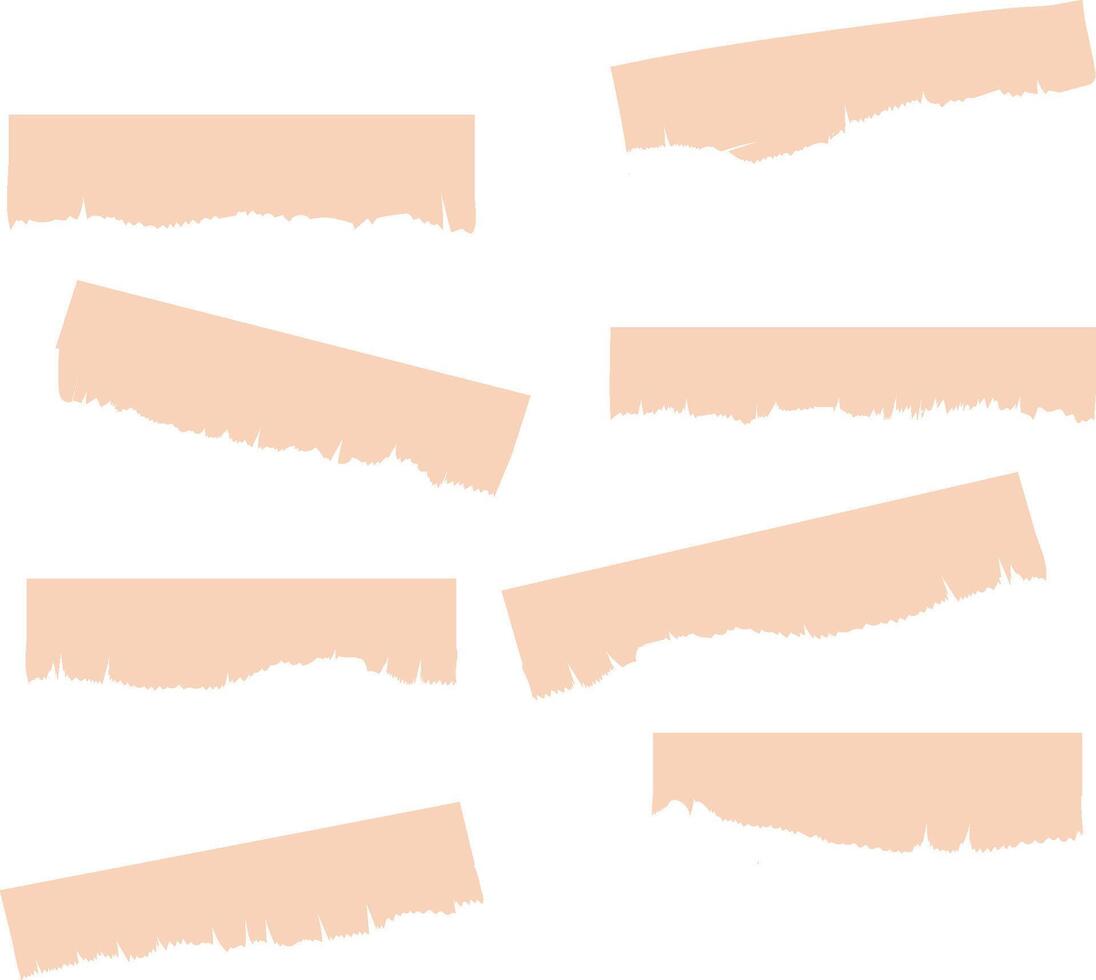 set of paper vector