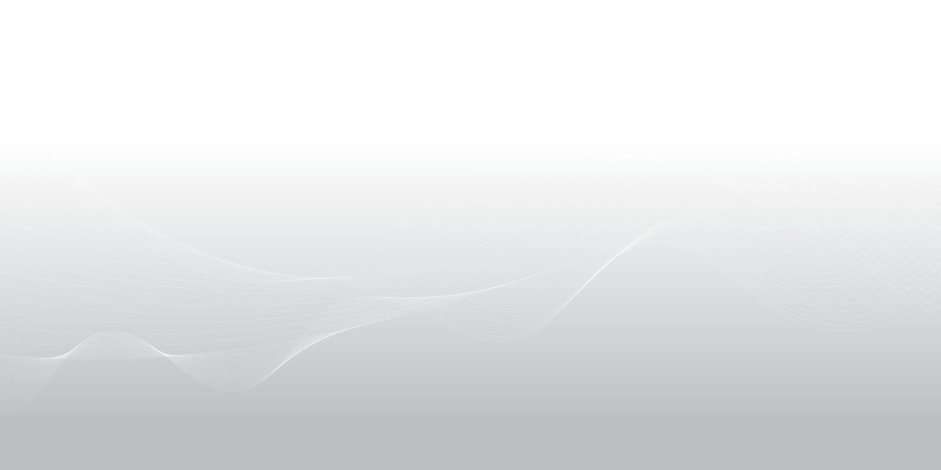 Abstract white and gray color, modern design stripes background with curve lines, wavy pattern. illustration. vector