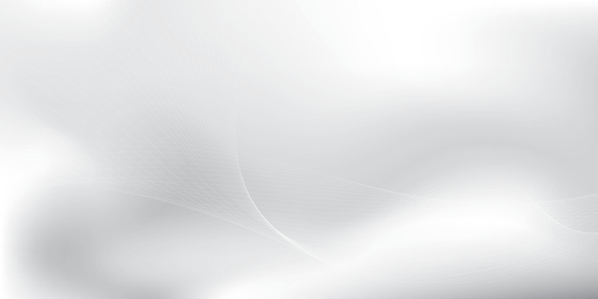 Abstract white and gray color, modern design stripes background with curve lines, wavy pattern. illustration. vector