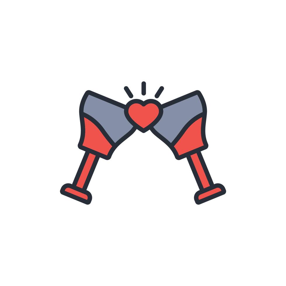 celebration icon. .Editable stroke.linear style sign for use web design,logo.Symbol illustration. vector