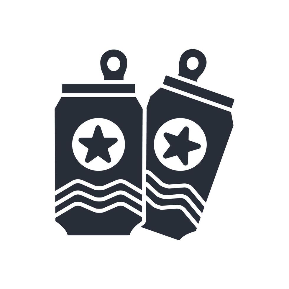 beer can icon. .Editable stroke.linear style sign for use web design,logo.Symbol illustration. vector