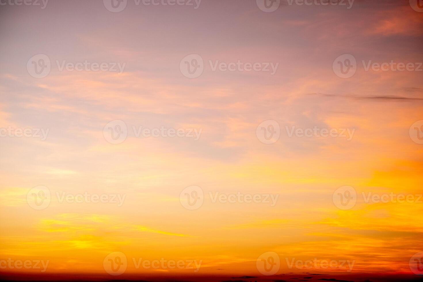 Beautiful , luxury soft gradient orange gold clouds and sunlight on the blue sky perfect for the background, take in everning,Twilight, Large size, high definition landscape photo