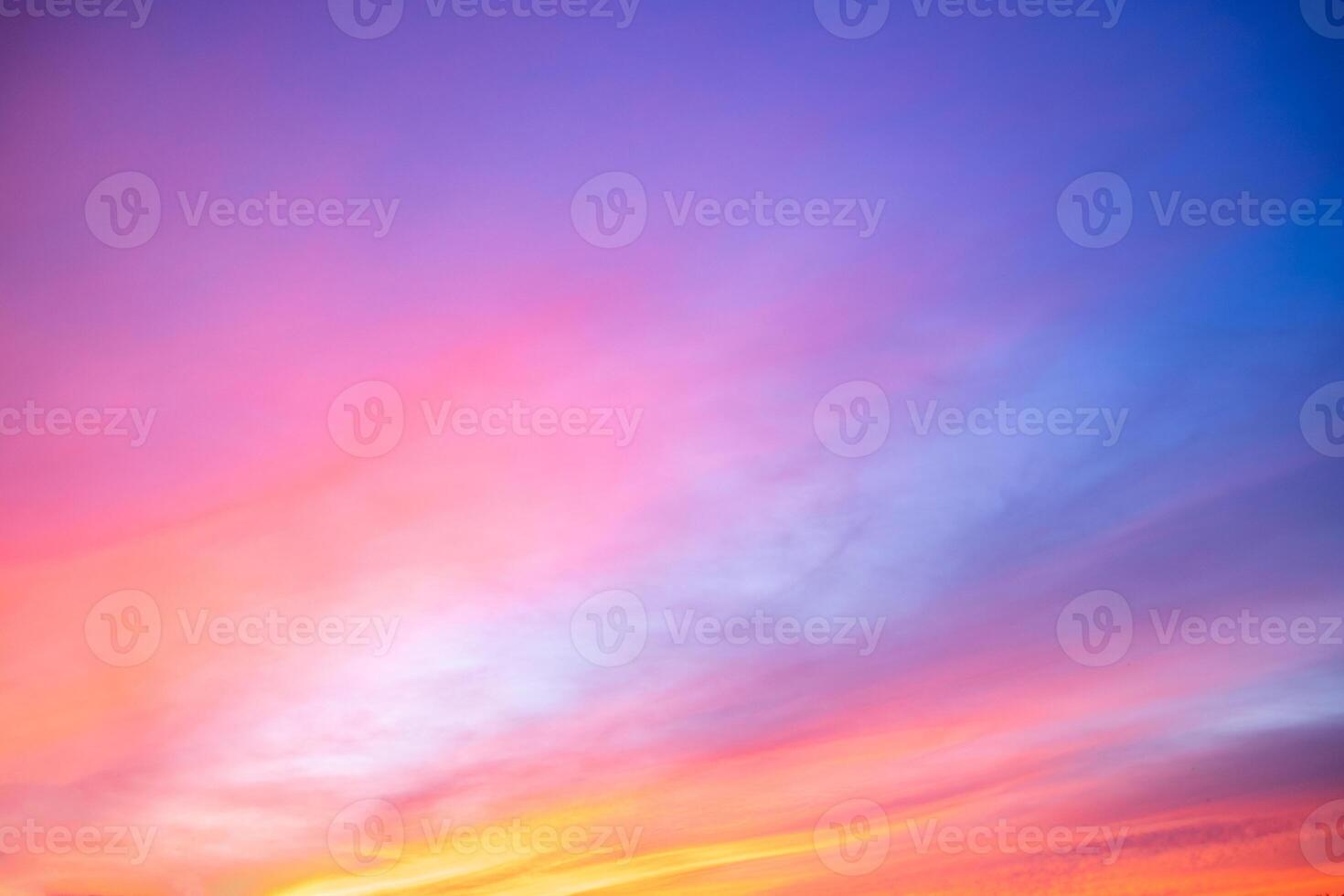 Beautiful , luxury soft gradient orange gold clouds and sunlight on the blue sky perfect for the background, take in everning,Twilight, Large size, high definition landscape photo