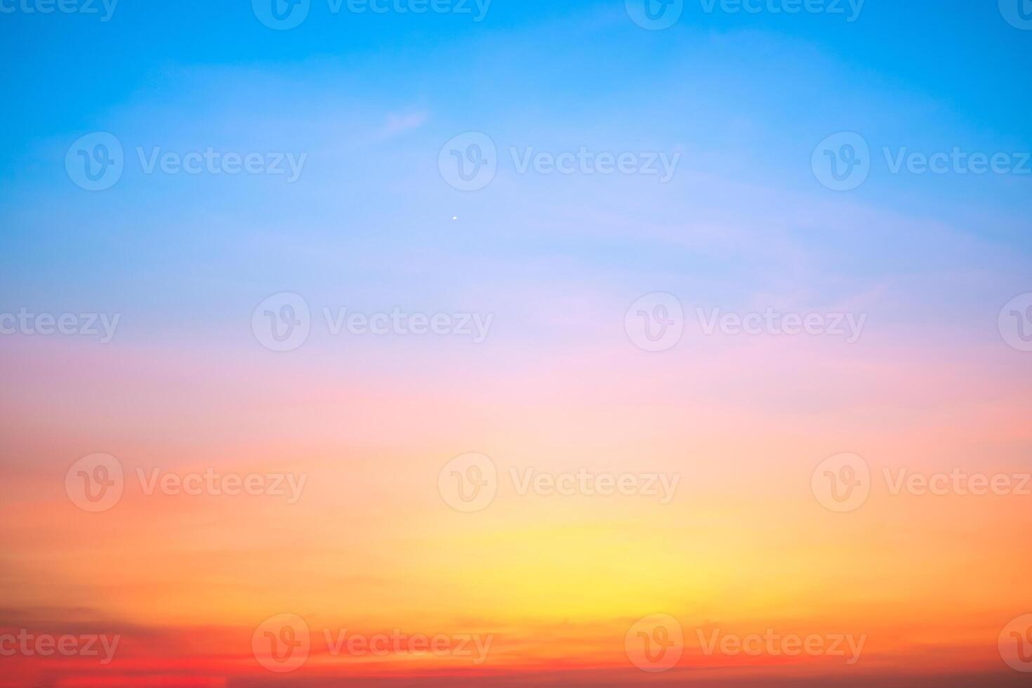 Beautiful , luxury soft gradient orange gold clouds and sunlight on the blue sky perfect for the background, take in everning,Twilight, Large size, high definition landscape photo